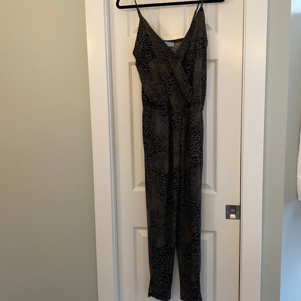 Veronica m size small animal print jumpsuit
